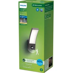 Philips Væglampe Med Sensor > LED udendørs væglampe Splay UE, sensor