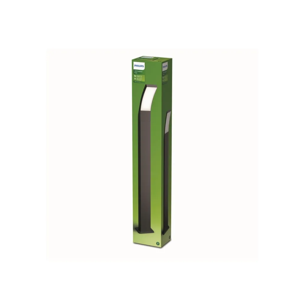 Philips Gadebelysning > LED-vejlampe Splay, 96 cm, 4.000 K, antracit, IP44