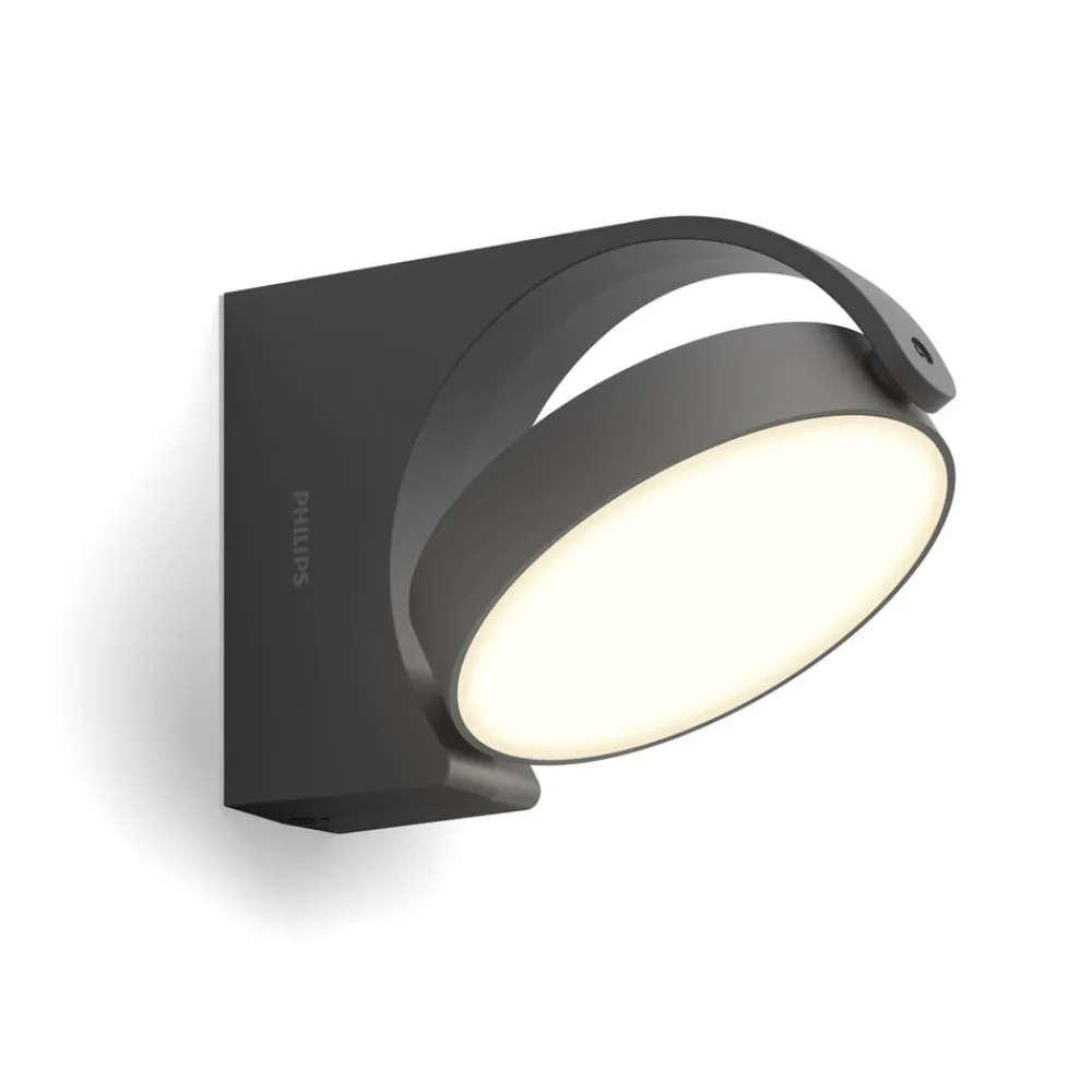 Væglamper ^ Philips Mimosa udendørs LED-væglampe, justerbar