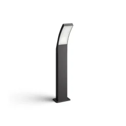 Gadebelysning ^ Philips Splay LED-vejlampe, 60 cm, 2.700 K, antracit, IP44