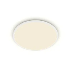 Loftlamper|Loftlamper ^ Philips SuperSlim LED IP44 Ø 24,5 cm 4.000 K hvid