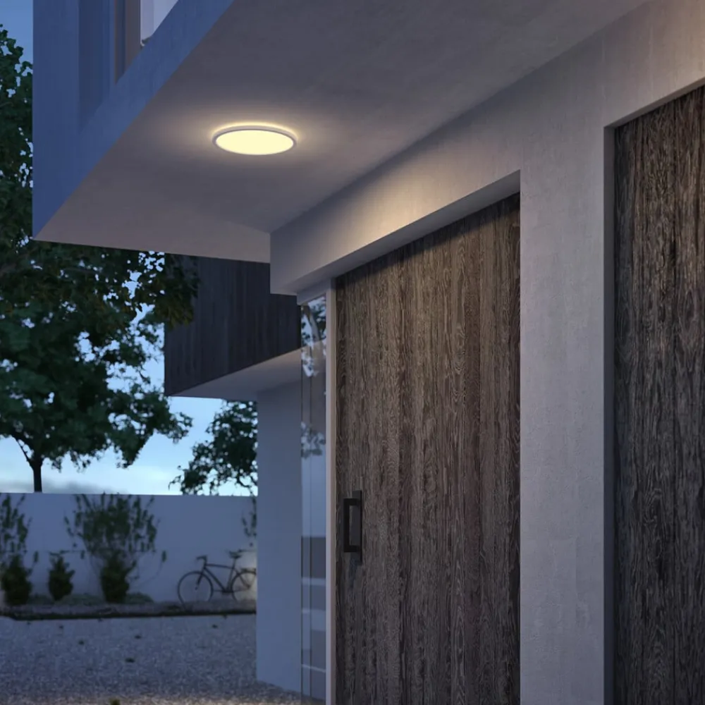 Philips Udendørs Loftlamper > SuperSlim LED IP54 Ø 25cm 2.700K hvid