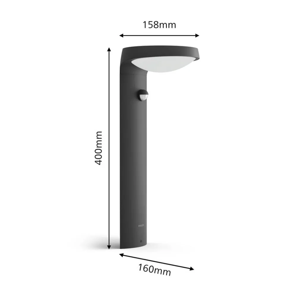 Philips Solcelle Lampe Med Sensor|Sokkellamper Med Sensor > Tyla sokkellampe sensor 1,2W 250lm