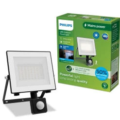 Philips Udendørs Spot > udendørs LED-spot Lois UE Sensor, 14 W, 5.000 K IP65