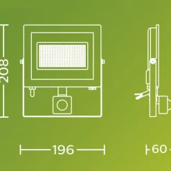 Udendørs Spot ^ Philips udendørs LED-spot Lois UE Sensor, 24 W, 5.000 K IP65