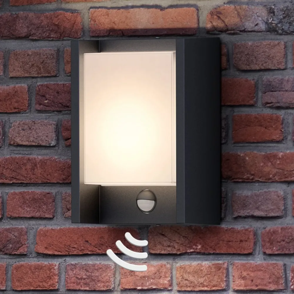 Philips Væglampe Med Sensor > udendørs LED-væglampe Arbour Sensor 1 lyskilde. 2.700 K