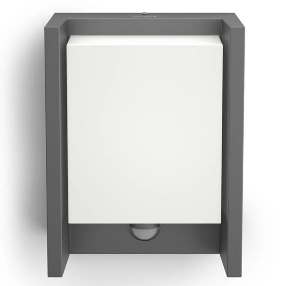 Philips Væglampe Med Sensor > udendørs LED-væglampe Arbour Sensor 1 lyskilde. 2.700 K