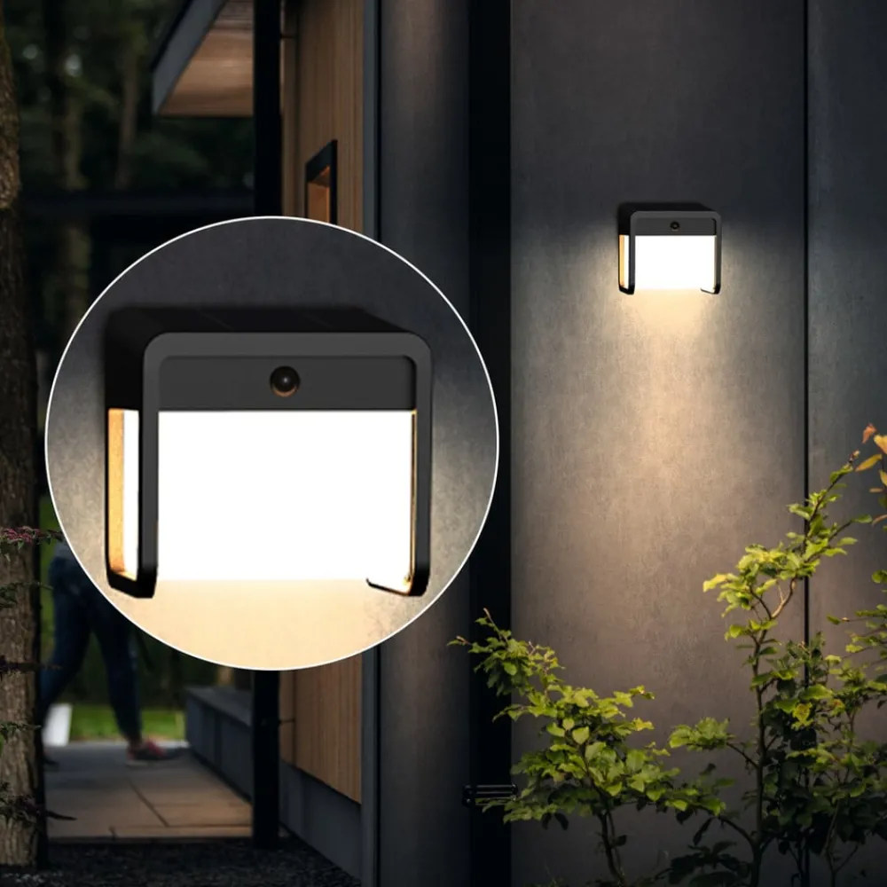 Philips Solcelle Lampe Med Sensor|Væglampe Med Sensor > udendørs LED-væglampe Ezra UE, plast, IP44