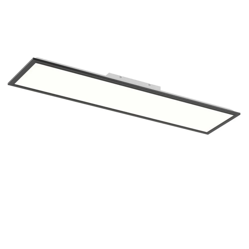 Briloner Loftlamper|Loftlamper > Piatto LED-panel CCT fjernbetjening 100x25 sort