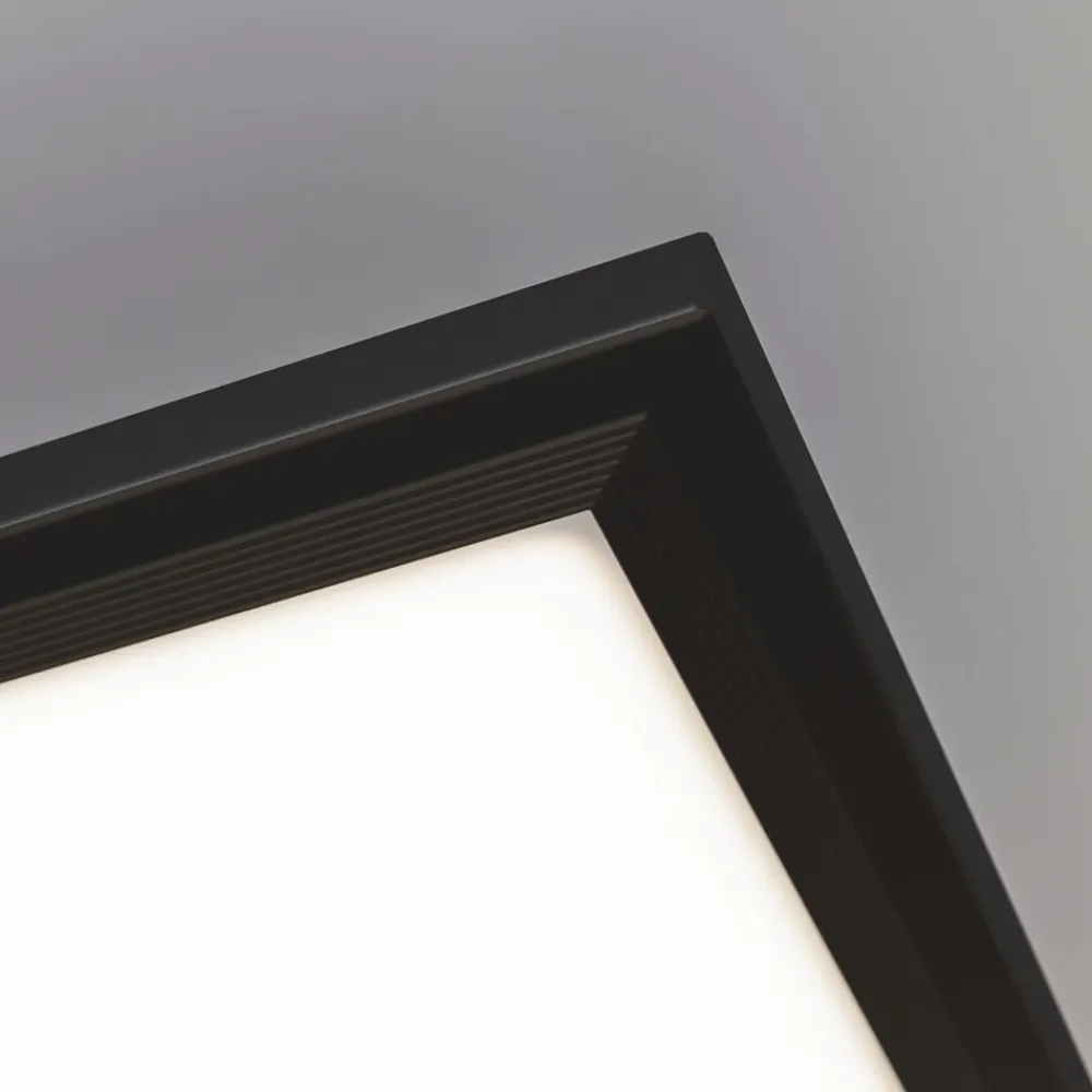 Briloner Loftlamper|Loftlamper > Piatto LED-panel CCT fjernbetjening 100x25 sort