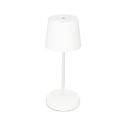 Briloner Dekorationsbelysning|Terrassebelysning > Piha LED-bordlampe med genopladeligt batteri, hvid