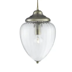 Searchlight Gang|Pendellamper > Pineapple pendellampe, antik messing