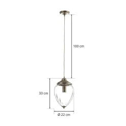 Searchlight Gang|Pendellamper > Pineapple pendellampe, antik messing