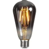 STAR TRADING Filament Pære|Led Pærer > Plain Smoke E27 ST64 LED-pære 1,8 W, 2.100 K 80 lm