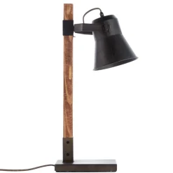 Brilliant Bordlamper > Plow bordlampe, sort/mørkt træ