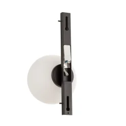 Eco-Light Væglamper|Væglamper > Pluto væglampe, 1 lyskilde, sort/hvid, afbryder