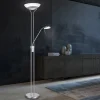 Gulvlamper|Gulvlamper ^ FISCHER & HONSEL Pool LED-gulvlampe med læsearm, CCT-funktion