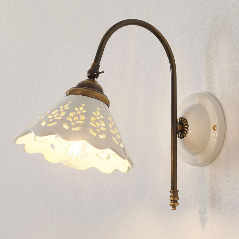 Ceramiche Væglamper|Væglamper > Portico - væglampe med svungen arm