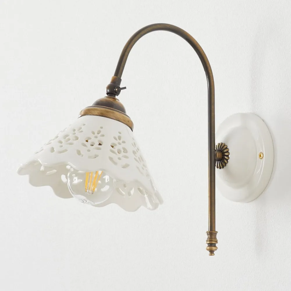 Ceramiche Væglamper|Væglamper > Portico - væglampe med svungen arm