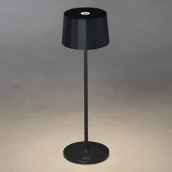 Konstsmide Dekorationsbelysning|Terrassebelysning > Positano LED-bordlampe til udendørs brug, sort