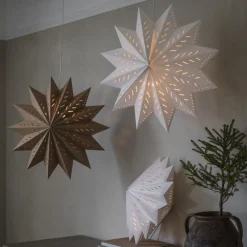 PR Home Julepynt|Julestjerner > Alfa Star hængelampe hvid Ø 50 cm