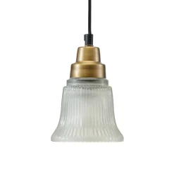 Pendellamper ^ PR Home Emmi hængelampe, antik messingfarve, Ø 12 cm