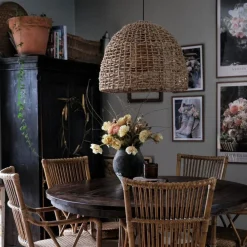 PR Home Pendellamper|Pendellamper > Hængelampe Cebu, Ø 57 cm, Lampakanay-skærm, IP20