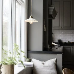 PR Home Pendellamper > Hængelampe Ester, offwhite, Ø 24 cm, jern stik