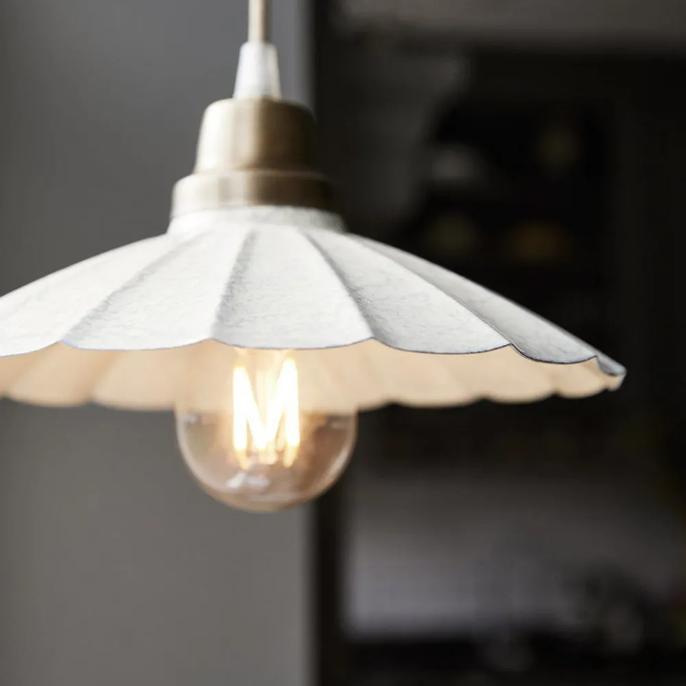 PR Home Pendellamper > Hængelampe Ester, offwhite, Ø 24 cm, jern stik