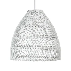 PR Home Udendørs Pendellamper > hængelampe, Maja Outdoor, Ø 53 cm, hvid, rattan