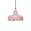 PR Home Pendellamper > hængelampe Wells Small, pink/guld, Ø 24 cm, stik