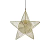 Julepynt|Vinduesdekoration ^ PR Home Rigel dekostjerne af metal Ø 50 cm creme