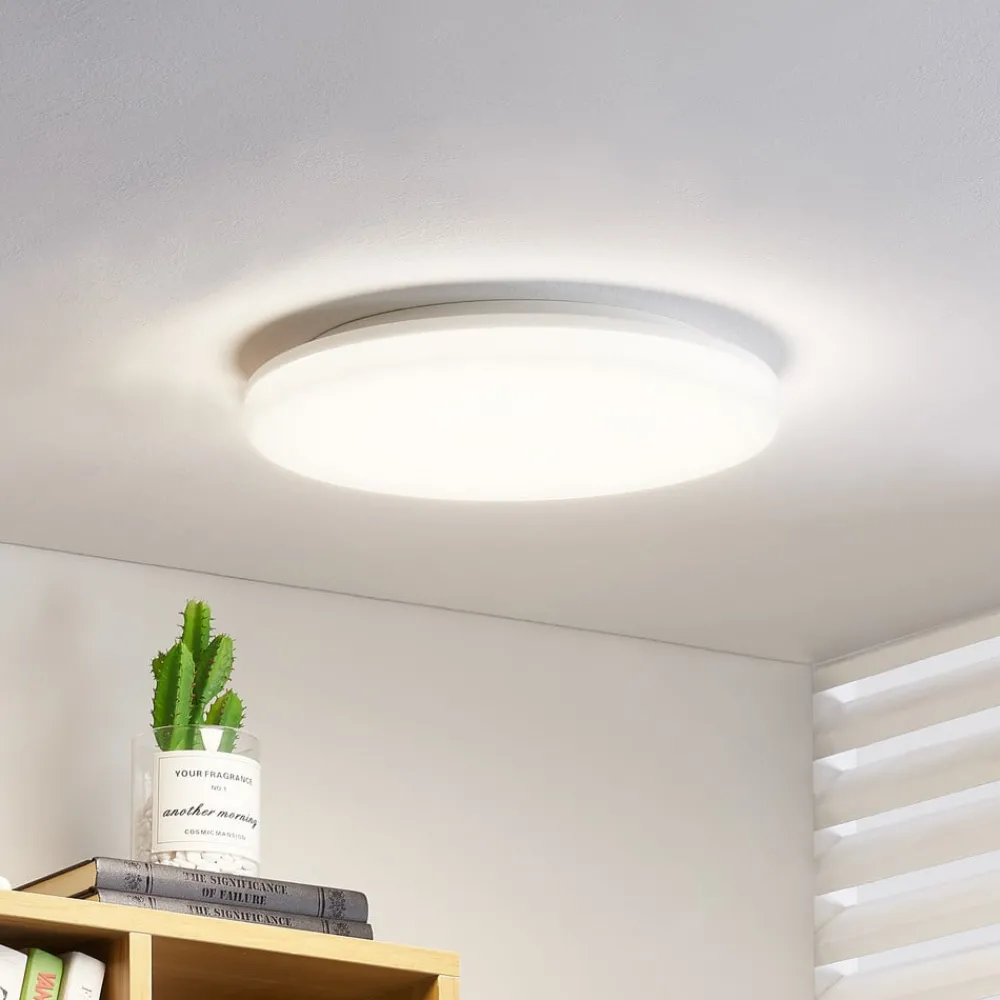 Arbejdsrum/Kontor|Loftlamper ^ PRIOS Artin LED-loftlampe, sensor, rund, 33 cm