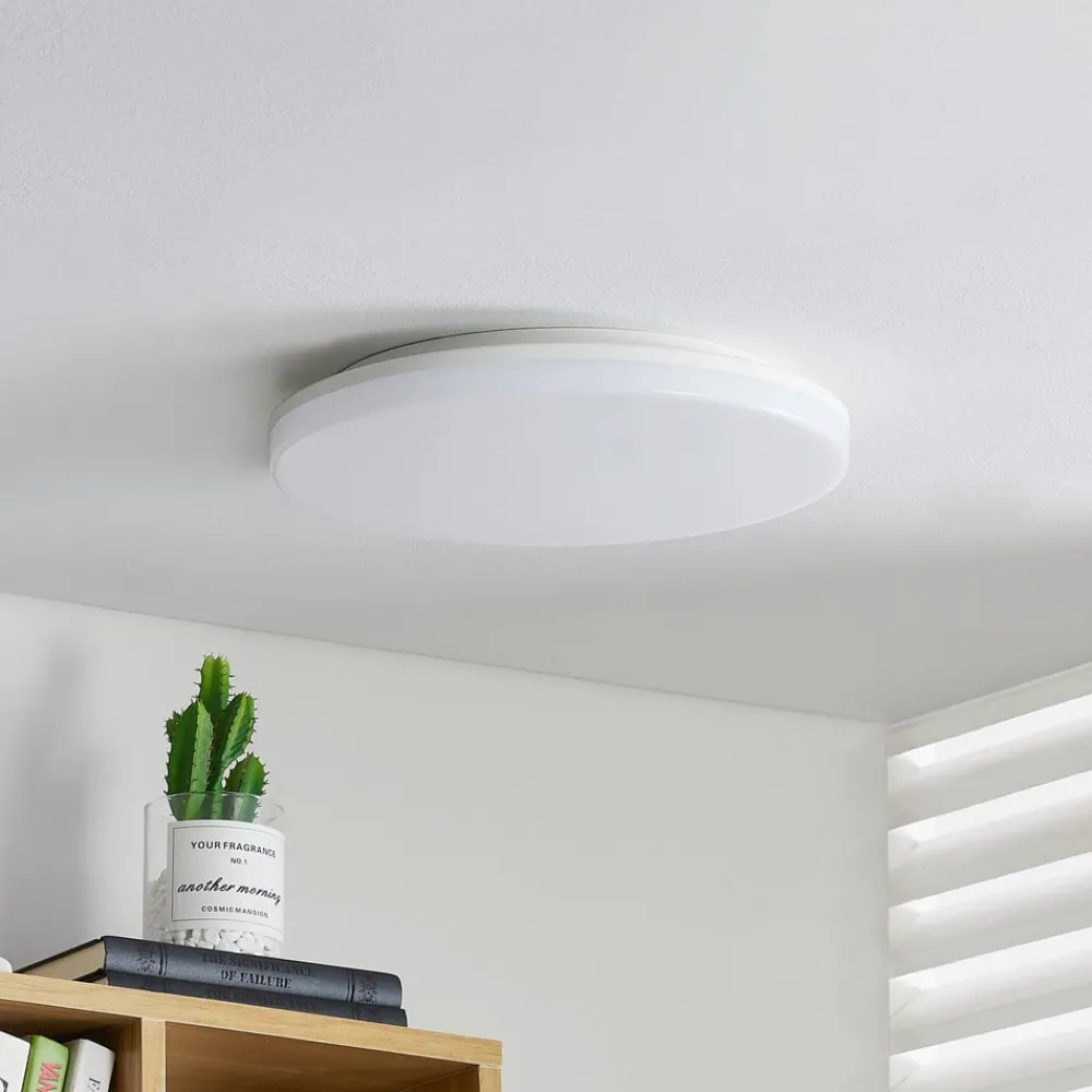 Arbejdsrum/Kontor|Loftlamper ^ PRIOS Artin LED-loftlampe, sensor, rund, 33 cm