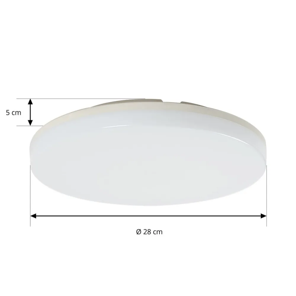 PRIOS Arbejdsrum/Kontor|Loftlamper > Artin LED-loftlampe, sensor, rund, 28 cm