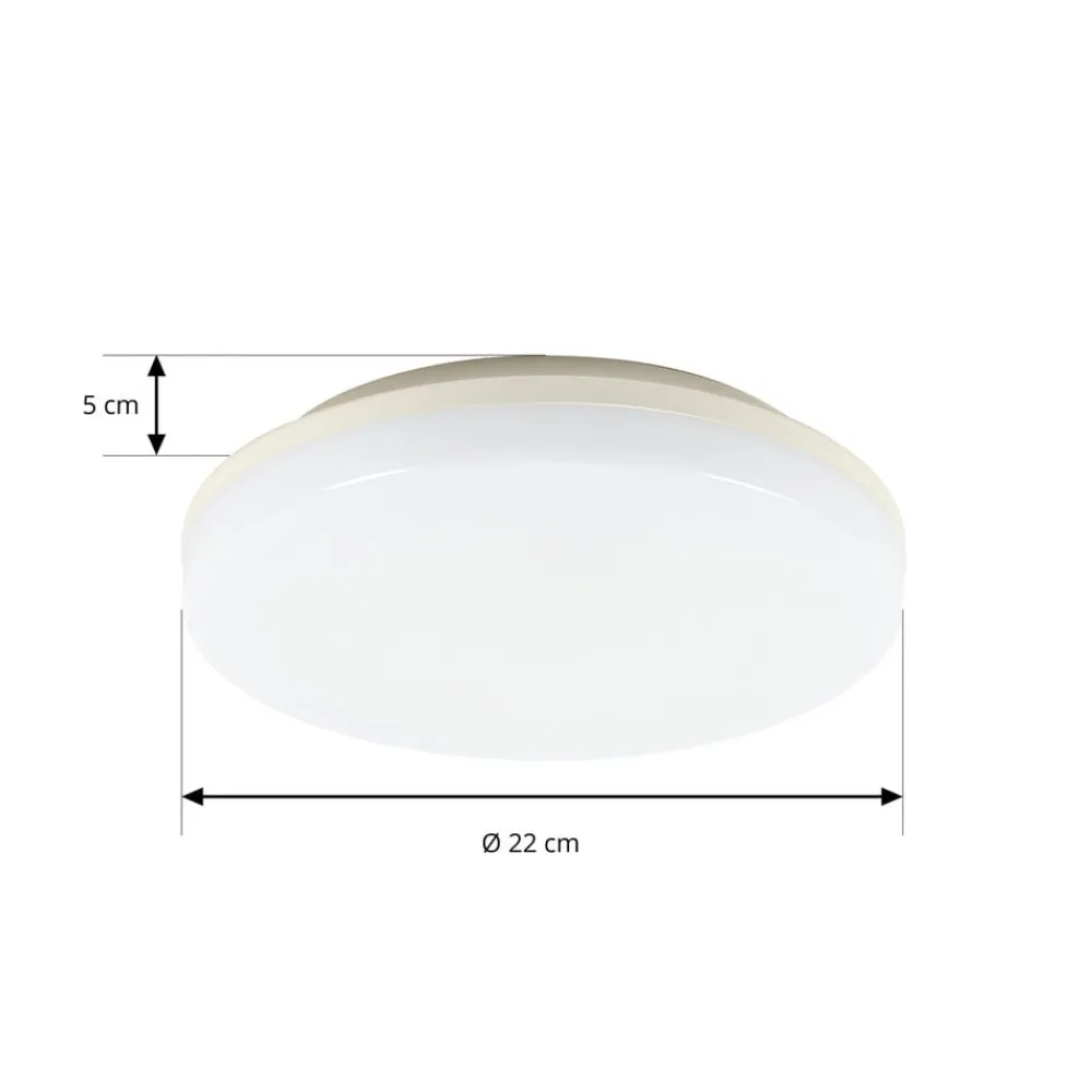 PRIOS Arbejdsrum/Kontor|Loftlamper > Artin LED-loftlampe, sensor, rund, 22 cm