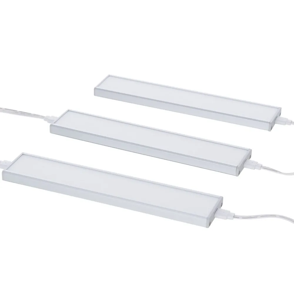 PRIOS Underskabsbelysning > Ashtonis LED-underskabsbelysning, sæt med 3, 20 cm