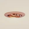 PRIOS Gang|Loftlamper > forsænket loftlampe Fibur, kobber, aluminium, Ø 8,2 cm