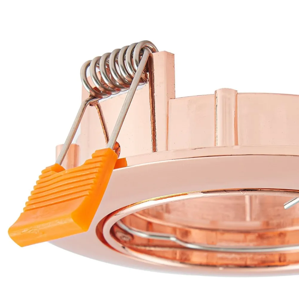 PRIOS Gang|Loftlamper > forsænket loftlampe Fibur, kobber, aluminium, Ø 8,2 cm