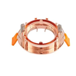 PRIOS Gang|Loftlamper > forsænket loftlampe Fibur, kobber, aluminium, Ø 8,2 cm