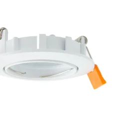 PRIOS Gang|Loftlamper > forsænket loftlampe Fibur, hvid, aluminium, Ø 8,2 cm