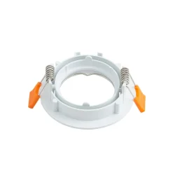 PRIOS Gang|Loftlamper > forsænket loftlampe Fibur, hvid, aluminium, Ø 8,2 cm