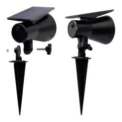 PRIOS Solcellelamper > Jostiras LED-solspotlight med jordspyd