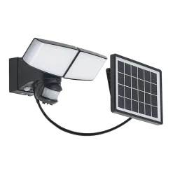 PRIOS Solcelle Lampe Med Sensor|Væglampe Med Sensor > Kalvito LED-solcellevægspot, sensor 2 lk