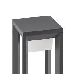 PRIOS Gadebelysning > LED-gadelampe Gamion, 90 cm, antracit, metal, IP54