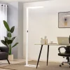 Gulvlamper ^ PRIOS LED-gulvlampe til kontor Taronis, hvid, 195 cm, dæmpbar