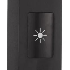 PRIOS Arbejdsrum/Kontor|Gulvlamper > LED-gulvlampe til kontor Taronis, sort, 195 cm, dæmpbar