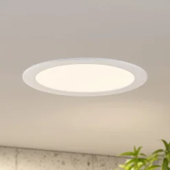 PRIOS Loftlamper|Indbygningsspots > LED-indbygningslampe Cadance, hvid, 24 cm, sæt med 10, CCT