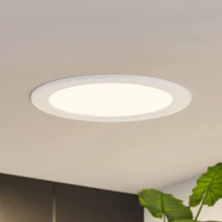 Loftlamper|Loftlamper ^ PRIOS LED-indbygningslampe Cadance, hvid, 22 cm, sæt med 10, CCT