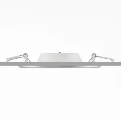 Loftlamper|Loftlamper ^ PRIOS LED-indbygningslampe Cadance, sølv, 17 cm, CCT, IP44